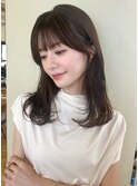 〈藤間〉顔まわりカット/レイヤーカット/大人かわいい