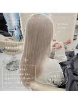 ロンドシェリ 仙台(Lond Cheri)&nbsp;ブリーチケアブリーチホワイトトリプルカラー前髪顔まわり仙台