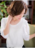 *+COVER HAIR+*…大人カジュアルなフェミニン☆ボブa