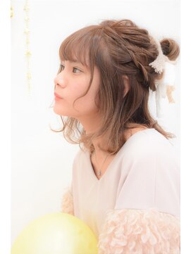 ベルフェミンクレイル(Belle femin CLAIRE) ハーフupおだんご★masami style