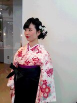 カット イン シルバー&nbsp;卒業式袴スタイル