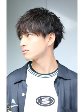 ネイビー(NAVY) ネープレス無造作ショートイメチェン好感度○スマートマッシュ