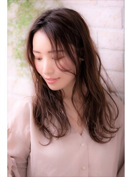 ソア 武蔵小杉(SOAR) 大人かわいい無造作カールとデザインカラー小顔ボブディ