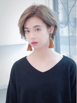 ヘアアンドケア エジェリラボ(hair&care egerie lab) ふんわりミルクアッシュ♪ショートボブ