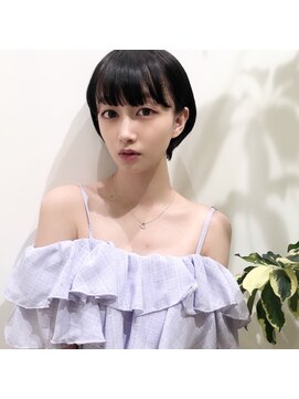 ローネス ギンザ(LONESS ginza) 大人可愛い20代30代40代黒髪の色っぽショート☆