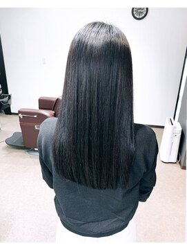 ラポードヘアークラフト(RAPPORD hair craft) 暗髪艶ロング