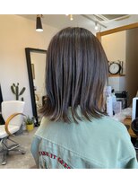 トリプルエフ(TRIPLE-ef)&nbsp;切りっぱなしボブ、透明感カラー