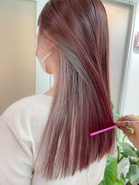 サイ(sai)&nbsp;【sai】インナーカラーホワイトピンクアッシュ