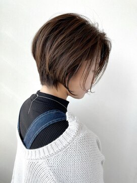 トータルビューティーハウス フラップ ミチ 野田店(total beauty house flap MICHI) 【flap MICHI島田和也】耳かけショートボブ
