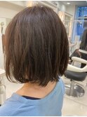 くせ毛ボブ