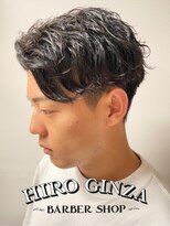 ヒロギンザバーバーショップ 神楽坂店(HIRO GINZA BARBER SHOP)&nbsp;ビジネスパーマスタイル