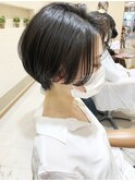 【morio札幌】札幌ショート　大人かわいい黒髪ハンサムショート