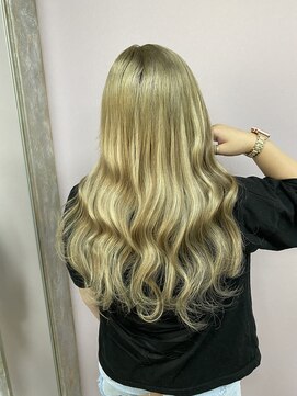 ガルボヘアー 名古屋栄店(garbo hair) #名古屋#栄#プルエクステ#ハイトーン#ロング#10代#20代