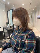 ラブクロムトーキョー オモテサンドウ(LOVECHROME OMOTESANDO)&nbsp;イメージチェンジ☆グラデカラーミディアムウルフ