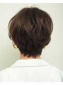 【大人可愛い】マッシュショート