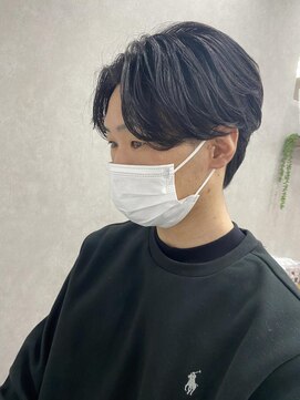 ビューティーサロン ガーデン(beauty salon garden) センターパートニュアンスパーマ♪担当もも♪