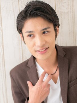 グルーミングサロン バーバー キャッスル 北浦和西口(Grooming salon Barber Castle) アースカラーでトラッド感！アップバングショートT北浦和