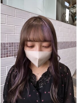 ヘアークリアー 草加 インナーカラー