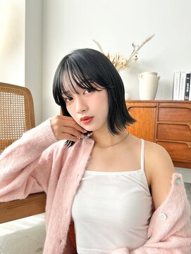 ラフィス ヘアー コパン 小倉店(La fith hair copain) 【La fith】シアーブラック×シースルーバング