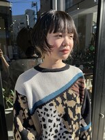 ヘアー アイス ルーチェ(HAIR ICI LUCE) ボブウルフ ウルフパーマ ショートパーマ 緩めパーマ/山中