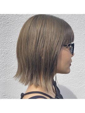 ヘア フラッグ 西葛西店(hair flag) 【透明感カラー】オリーブグレージュ
