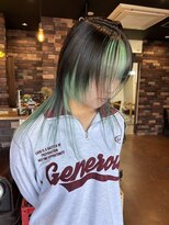 レオクマ(REOKUMA)&nbsp;インナーカラー/ライムグリーン/ウルフ