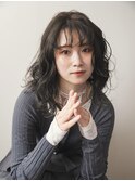 【SERO東辻井】ウェーブヘア_暗髪_デジタルパーマ