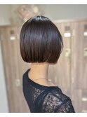 韓国大人ボブ20代30代40代『切りっぱなしボブ』