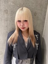 モニカ 栄店(MONIQA)&nbsp;white blonde color
