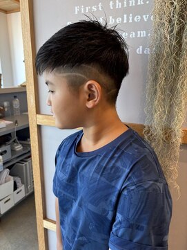 シーソー(SEA SAW) キッズ/サマーカット/ライン