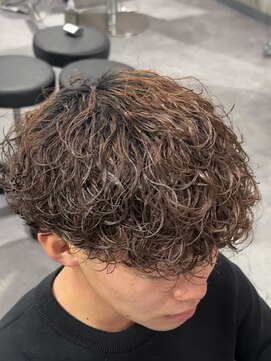 ビカムメンズヘアー 栄店(become men's hair) 波巻きプードル波巻きスパイラルツイストスパイラルシャドウ