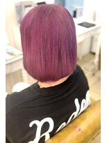 シャルティア(SHALLTIA)&nbsp;ハイトーン/ブリーチ/ピンクバイオレット/ピンク系カラー/ボブ
