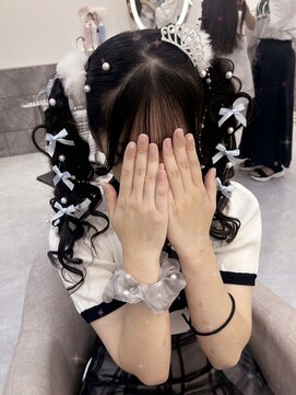 ヘア サロン クラン ソア 心斎橋店(hair salon clan soar) ハートツインテール【クランソア】ヘアメ/ヘアセット/心斎橋