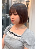 ロンド 銀座(Lond)&nbsp;◆くびれヘア/アプリコットオレンジ/ハイライトカラー/ボブ3