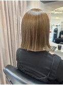 hairLux・浜松天王・三ヶ日・ブリーチなしのベージュカラー