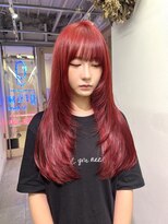 グロウ 渋谷(grow)&nbsp;☆ワインレッド×韓国レイヤー☆