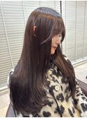 【ブリーチなしワンカラー×ショコラブラウン】