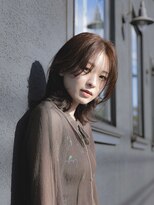 アンファング(Anfang)&nbsp;シースルーバングミディヘアー