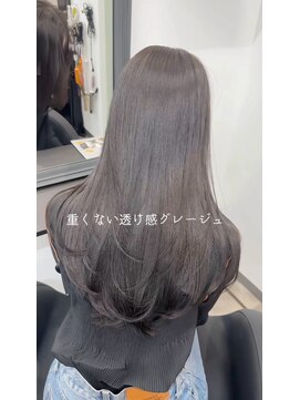 アマテラスゼロ 新宿(AMATELAS zero) 人気のグレージュカラー/透け感カラー/重く見えないグレー