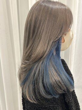 ビーエリアプレミアータ(BE AREA PREMIATA) シルバー×あお