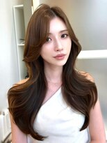 アフロート リノ(AFLOAT Leino) シースルー流し前髪でモテ×上品レイヤー