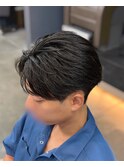 フェザーパーマニュアンスパーマセンターパート韓国ヘア