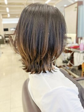 キアラ(Kchiara) 柔らかいストレートくびれボブ【福岡Kchiara奥野】