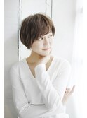 大人ショートボブスタイル