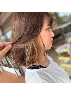 ヘアーメイク リノ(hair make lino) インナーカラー　『倉敷//lino』