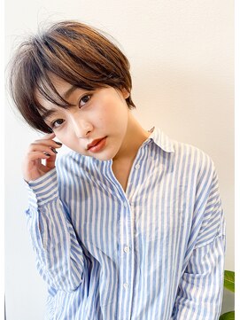 グローブス 表参道(THE GLOBES) 『アッシュブラウン×小顔ナチュラルショート』HALU