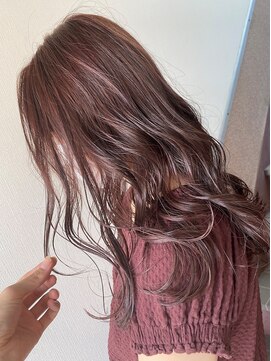 ラフ(laf) 今っぽピンクアッシュでフェミニンスタイル♪