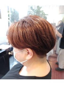 パウダーヘアー ルミニティ(powder hair luminity) ハンサムショート 刈り上げショート マニッシュショート◎50代