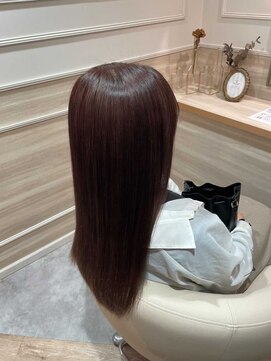 アンド ラ ブランシュ(&.La Blanche) バイオレットカラー/ストレート/くすみブルー/テラコッタ/大宮