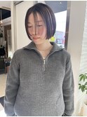 簡単スタイリングヘア ミニボブ